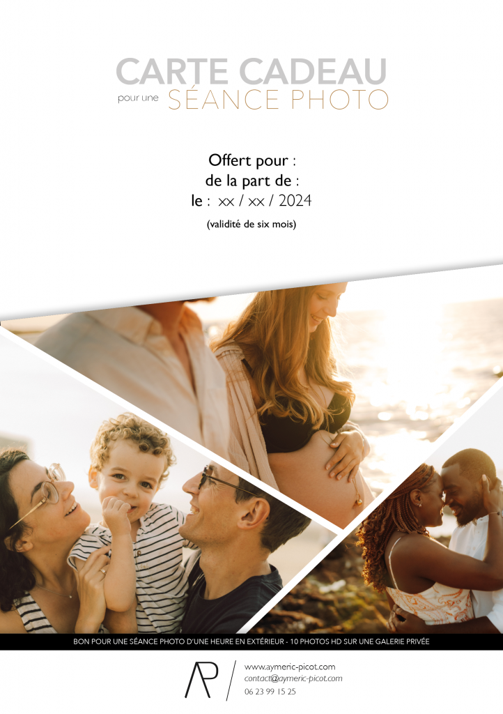 bon cadeau séance photo cherbourg normandie Cotentin